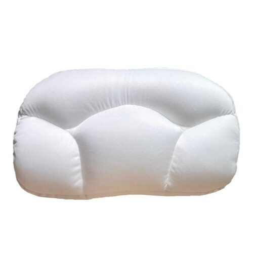 (White, Without Case) Super Soft Memory Foam Pillow Egg Butterfly Shape Baby Nursing Cushion