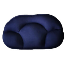 (Blue, Without Case) Super Soft Memory Foam Pillow Egg Butterfly Shape Baby Nursing Cushion