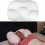 (Grey, Without Case) Super Soft Memory Foam Pillow Egg Butterfly Shape Baby Nursing Cushion 4
