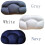 (Grey, Without Case) Super Soft Memory Foam Pillow Egg Butterfly Shape Baby Nursing Cushion 8