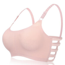 (khaki, M) Ice Silk Seamless Strappy Back Padded Sports Bra