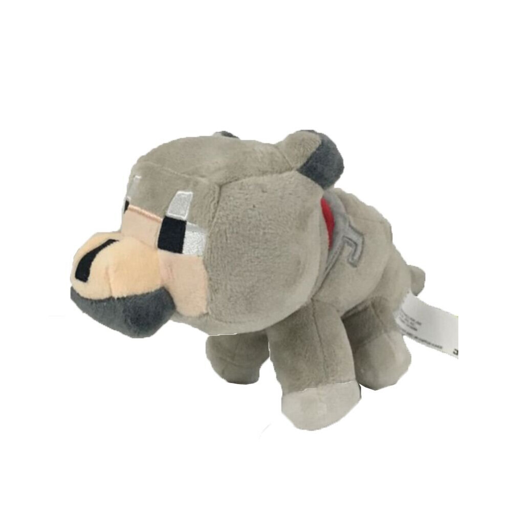 (Wolf) 7.8in Minecraft Plush Toys Snow Golem Wolf Stuffed