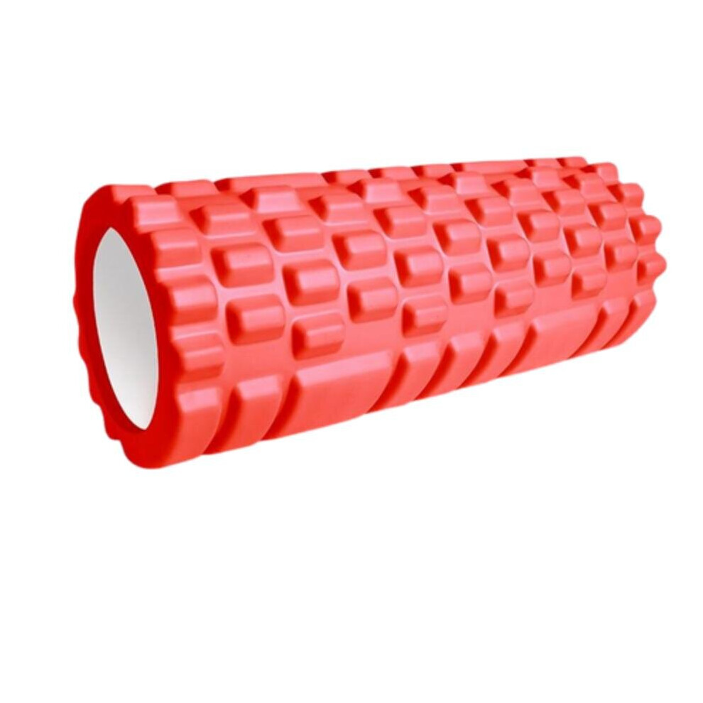 (Red) Pilates Yoga Foam Roller for Back Massage Exercises Physical Therapy Home Gym