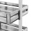 Living And Home (400MM WIDTH & Panel Basket) 6 Tiers Kitchen Cabinet Larder Pull Out Basket 6