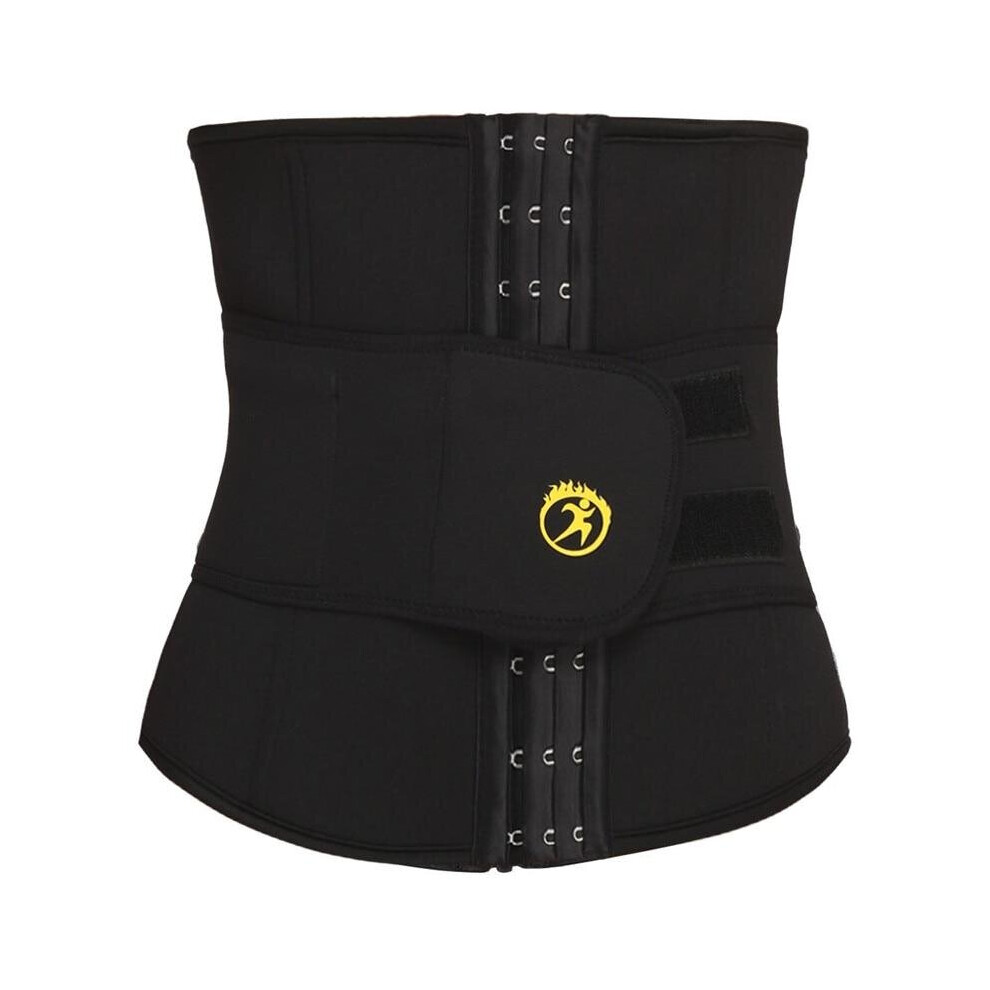 (Black, S) Women Body Shape Waist Trainer Neoprene Belt