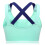 (Pink, XL) X Shape Back Sports Bra 9