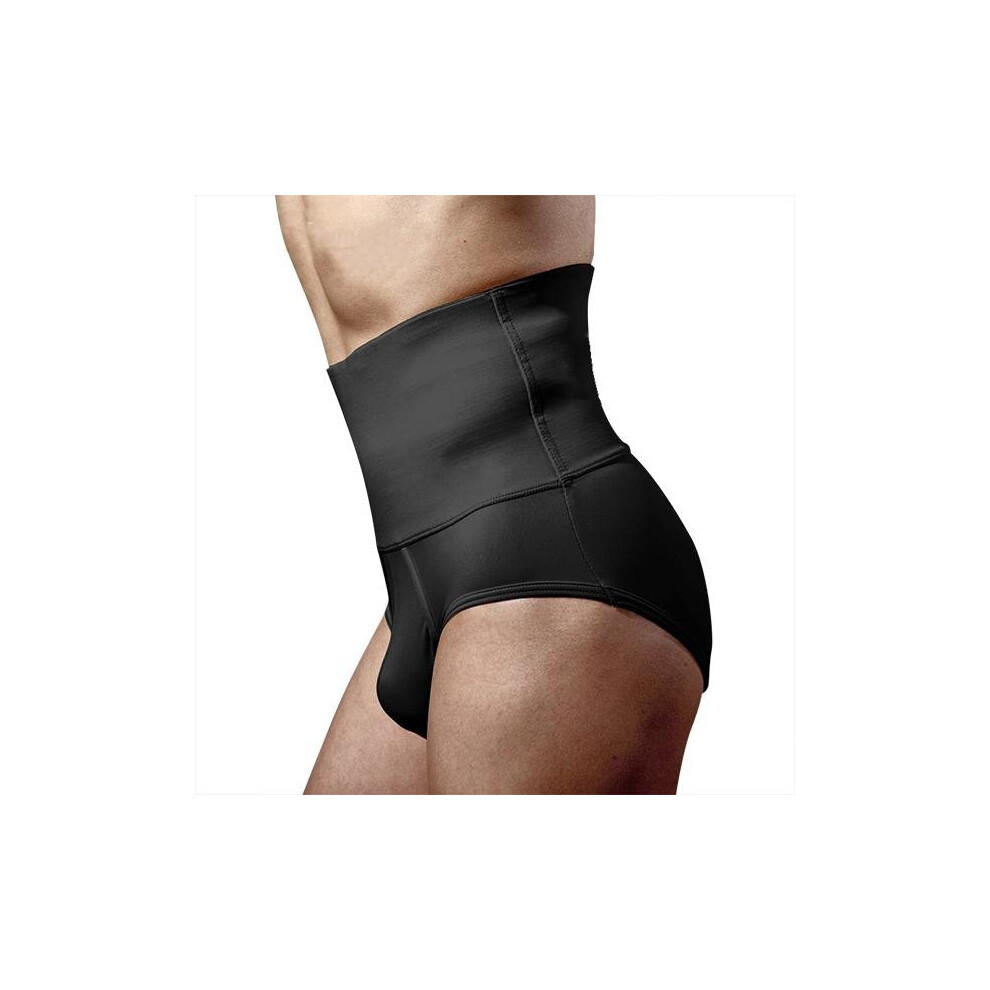 (L) Men Body Sculpting Hips Lifting Fitness High Waist Underwear