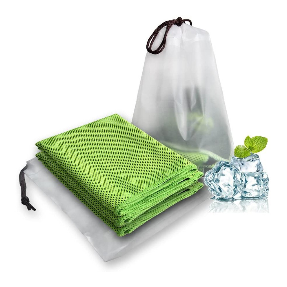 Cool Towel Neck Wrap for Beach Sports, Travel,Camping,Yoga,Workout Long-Lasting Ice Chill