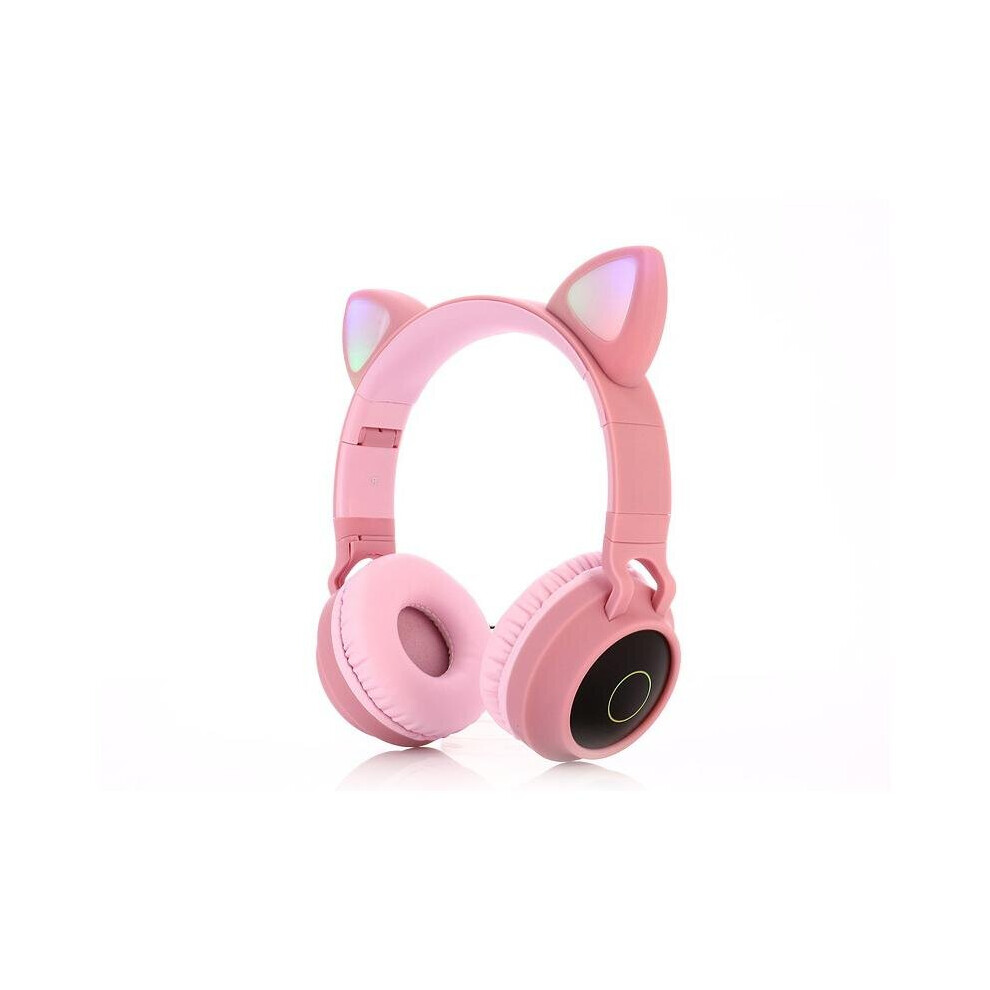 (Pink) Cute Cat Bluetooth 5.0 Headset-image-OPC-P792WGG-NEW