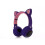 (Blue) Cute Cat Bluetooth 5.0 Headset 9