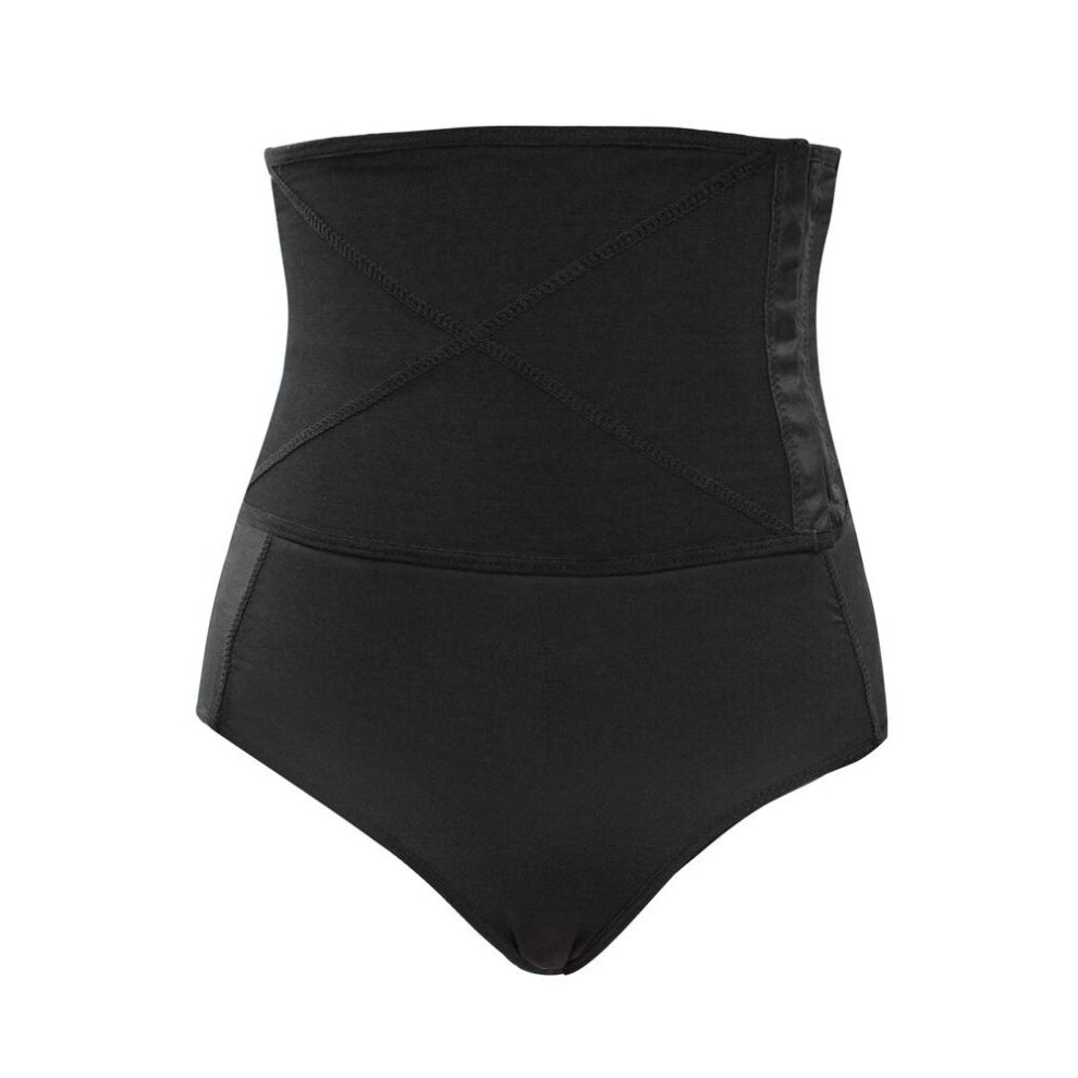 (Black, 12) High Waisted Control Belly Shaping Panties