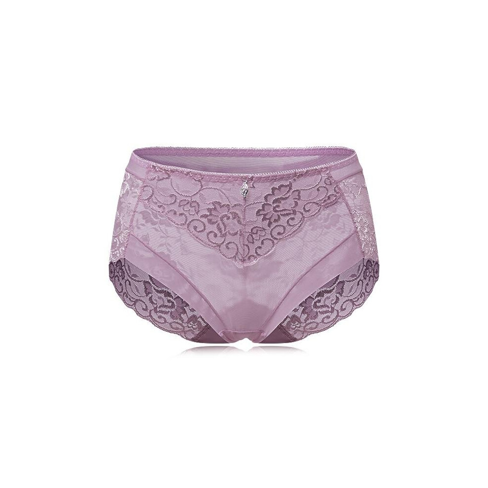 (Cameo, 2XL) Super Elastic Lace Transparent Panties