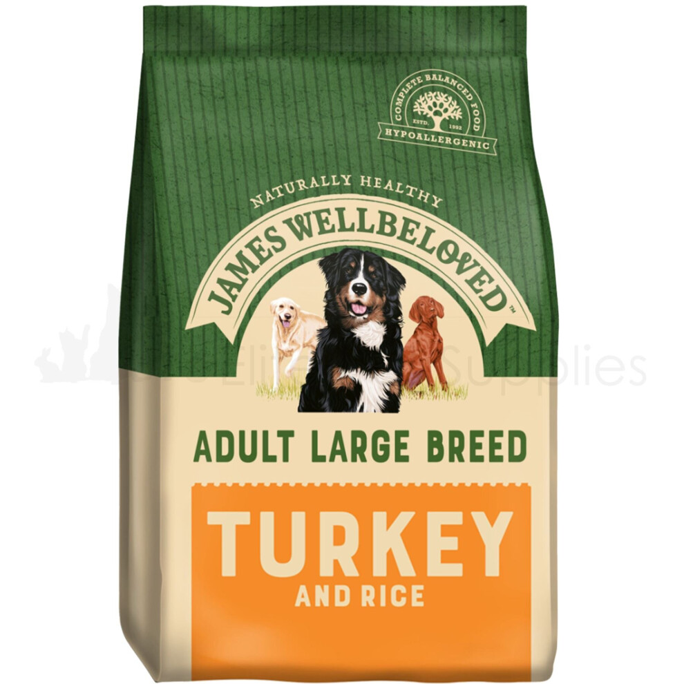 James Wellbeloved Jwb Adult Dog Large Breed Turkey & Rice Kibble 15Kg