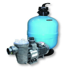 Certikin 24" Lacron Filter C/W Media & 1Hp Aquaspeed Pump (ZZ2552)