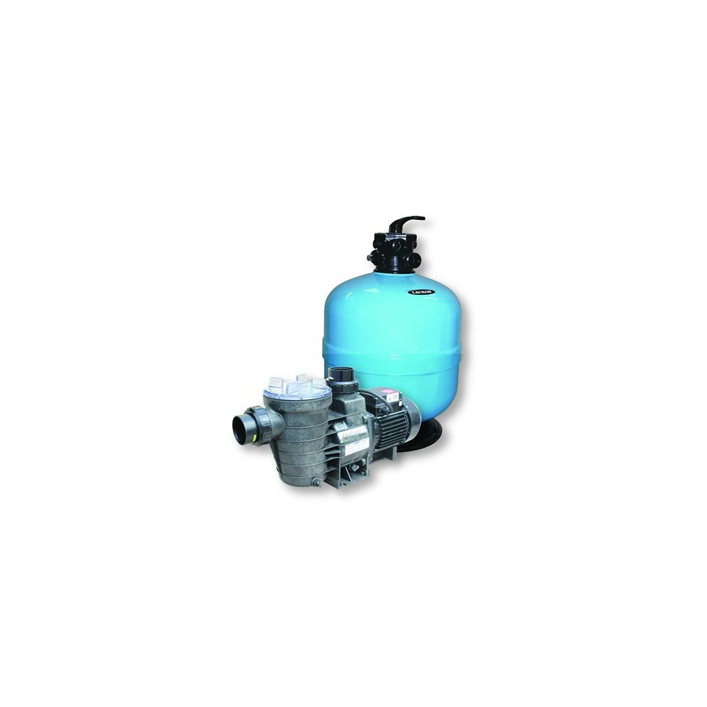 Certikin 24" Lacron Filter C/W Media & 1Hp Aquaspeed Pump (ZZ2552)