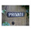 Cast Iron 'Private' Sign Wall Plaque 1