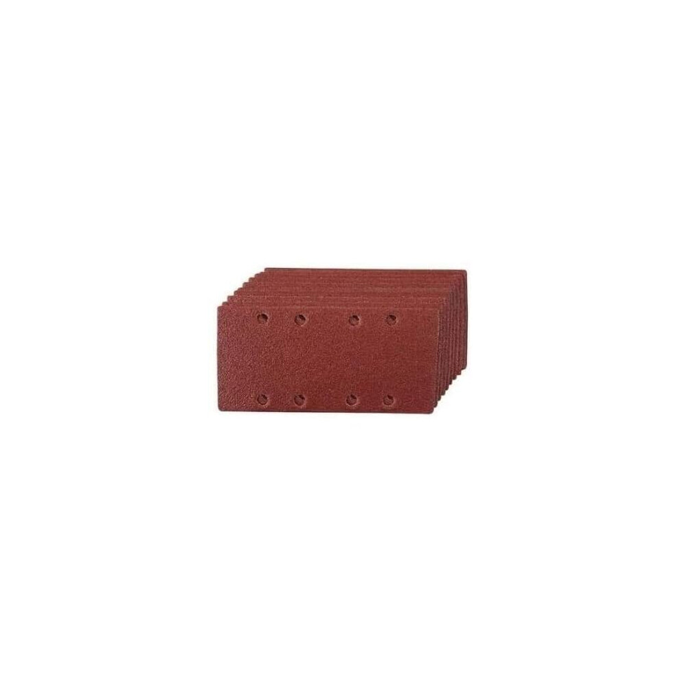 Vewerk 120 Grit Sanding Sheet 1/3 Sander 93Mm X 190Mm Hook And Loop 10Pk 8178 5060478386148