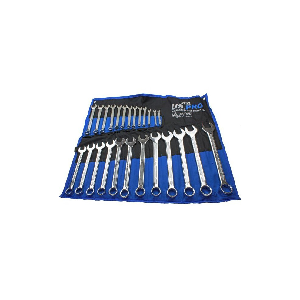 US PRO 25pc Metric Combination Spanner Wrench Set 6-32mm 3232