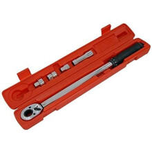 NEILSEN TOOLS Pass Through/Go Thru Torque Wrench with Extension Bar + Sockets range 10-210Nm