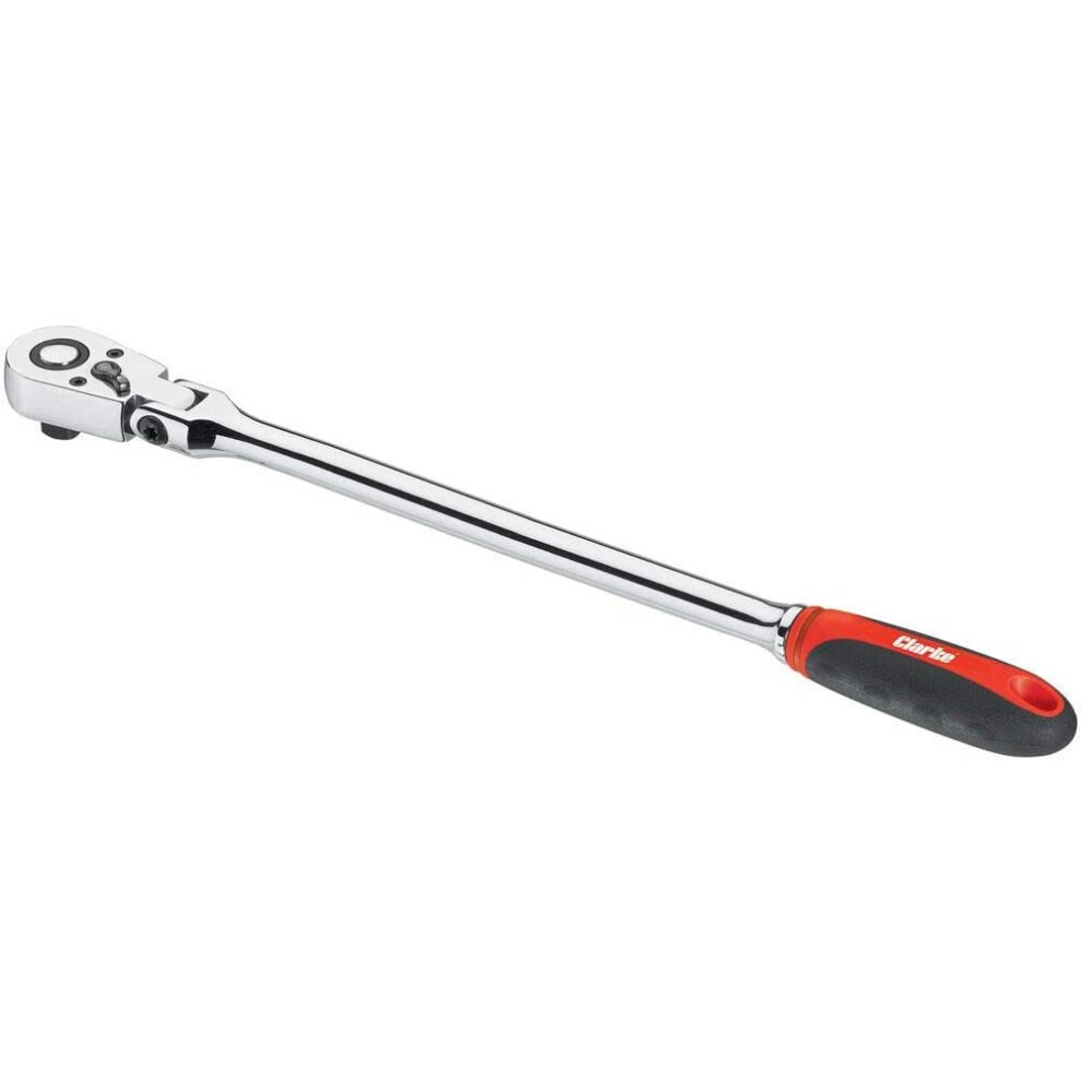 Clarke Pro158 Â½ 1/2 Swivel Flexible Flexi Head Ratchet Wrench 5016086220558