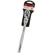 neilsen CT0811 Ratchet 3/8in. Dr. (Professional-Flexi Head-Long Handle), Silver