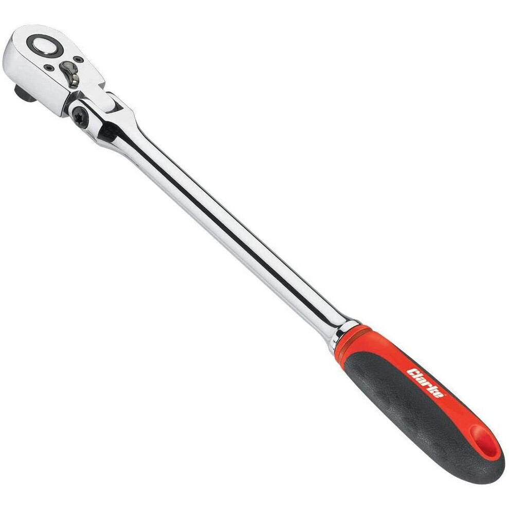 Clarke PRO159 3/8 Swivel Head Ratchet Wrench Long Bar (292mm Long)