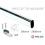 (400mm) WARDROBE OVAL CHROME HANGING RAILS 300mm-2800mm 2