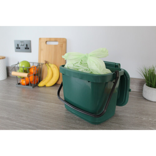 5 Litre Caddy Company Tie Handle Compostable Food Caddy Liners 200