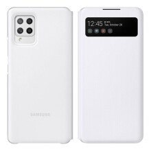 Samsung Galaxy A42 S View Flip Cover White Folio Case EF-EA426PWEG