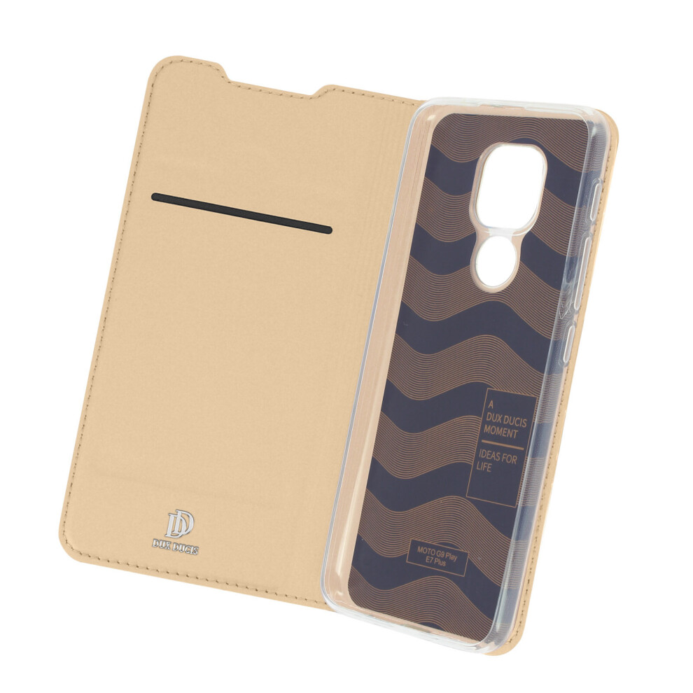 Dux Ducis Slim Flip Wallet Case Business Series For Motorola Moto G9 Play/E7 Plus