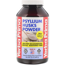 Yerba Prima, Psyllium Husks Powder, 12 oz (340 g)