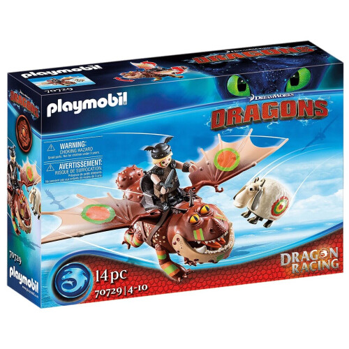 PLAYMOBIL Playmobil Αγώνας Δράκων: Fishlegs και Meatlug