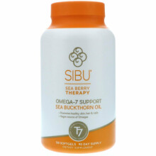 Sibu Beauty, Omega-7, Sea Buckthorn Oil, 180 Softgels