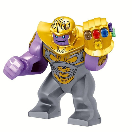 (Thanos with Gauntlet) Marvel Avengers Super Heroes Model Figure Blocks