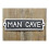 Cast Iron 'Man Cave' Sign Plaque | Shed Garage Study Basement 1