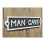 Cast Iron 'Man Cave' Sign Plaque | Shed Garage Study Basement 2