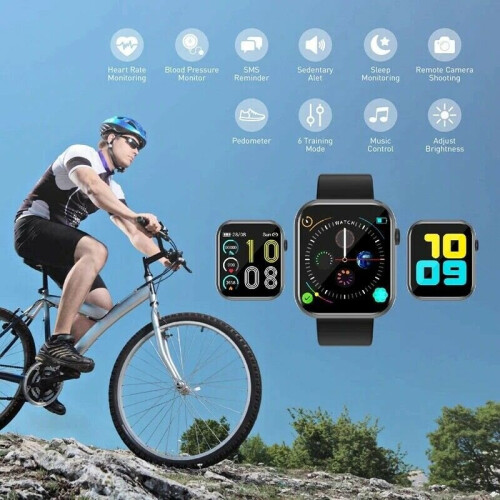 Smart Watch for Samsung iPhone Android Bluetooth Waterproof Fitness Tracker for Fitbit 2