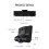 4" Car DVR 3 σε 1 Dash Cam GPS 3 φακών μπροστά και πίσω κάμερα εγγραφής βίντεο G-αισθητήρα 9