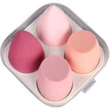 CZHONG-Ebingoo Makeup Sponge Blender 4pcs Makeup Sponge Beauty Cosmetic Tool Makeup Sponges Beauty Blender Foundation Sponge (4pcs, Pink Series)