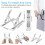 Laptop Stand, Computer Holder Riser Ergonomic Adjustable Portable Aluminum Alloy Laptop Riser, Foldable Notebook Stand Compatible with MacBo 4