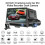 4" Car DVR 3 σε 1 Dash Cam GPS 3 φακών μπροστά και πίσω κάμερα εγγραφής βίντεο G-αισθητήρα 1