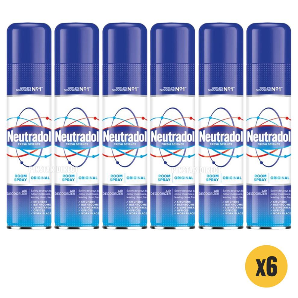 Neutradol Original Room Spray 300ml x6