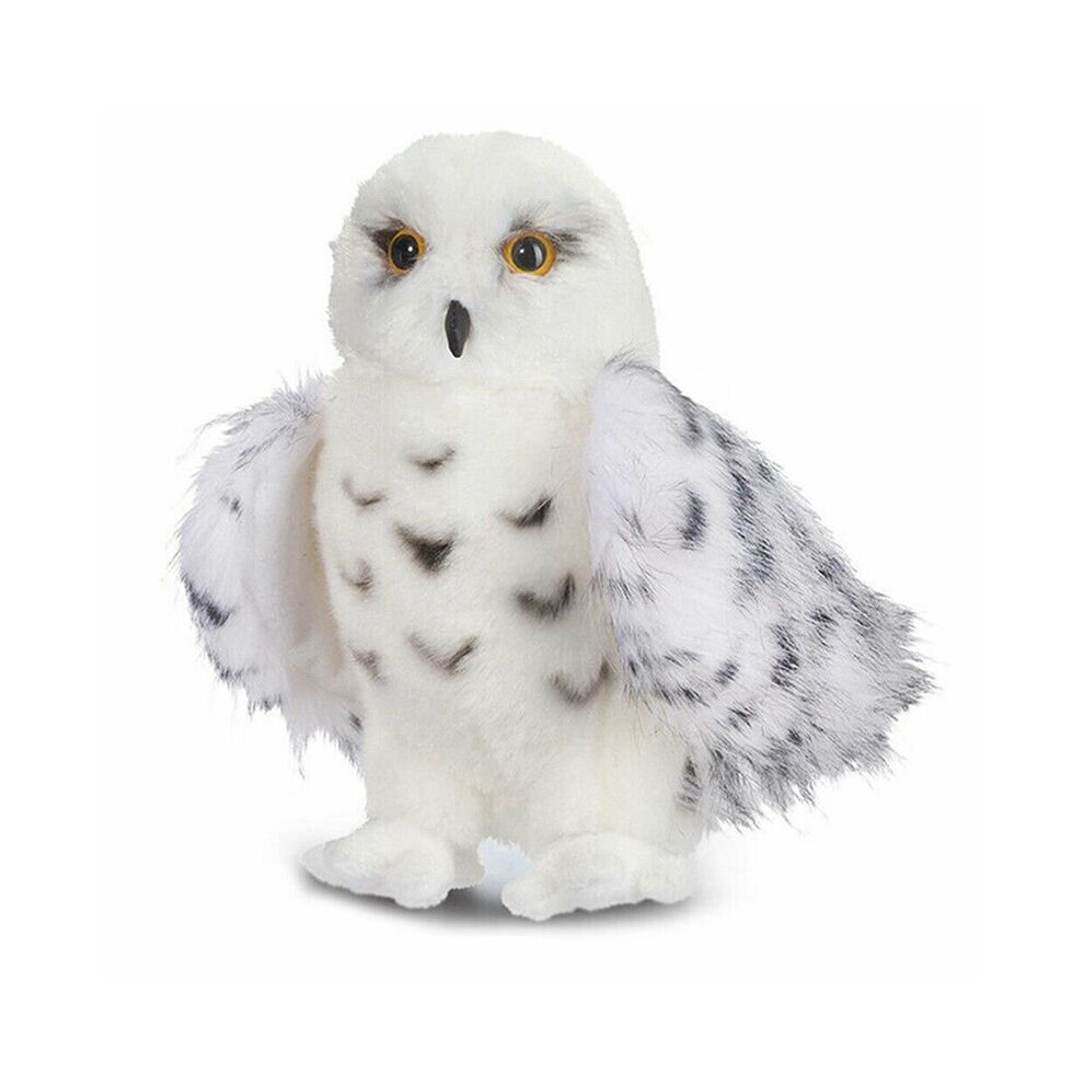 (20cm) Snowy Owl Plush Toy Soft Stuffed Vivid Animal