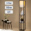 ELECWISH (Black) LED Floor Lamp Modern with Shelves Storage Display 5