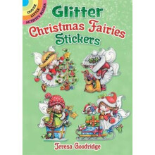 Glitter Christmas Fairies Stickers