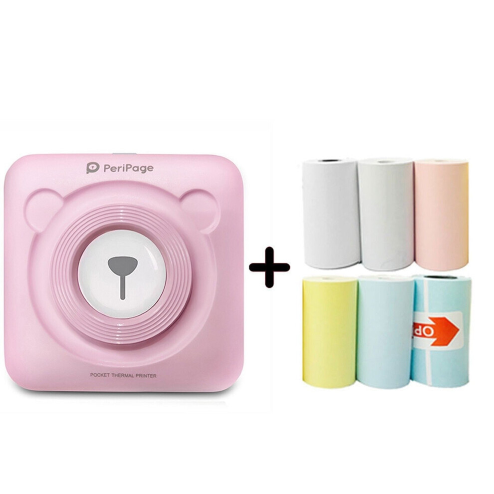 (, China) Peripage Mini Portable Thermal Printer Paper Pink 3503939948346