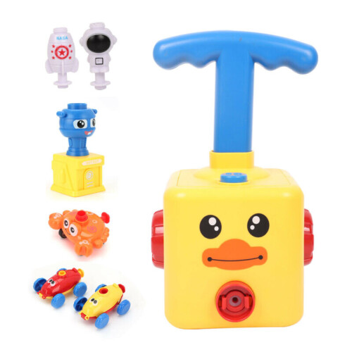 (Duck ) Inertia Balloon Powered Car Toy Aerodynamic Kids