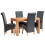 Dakota Light Mango Wood 4ft (120cm) Small Dining Table for Dining Room 3