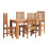 Dakota Light Mango Wood 4ft (120cm) Small Dining Table for Dining Room 2