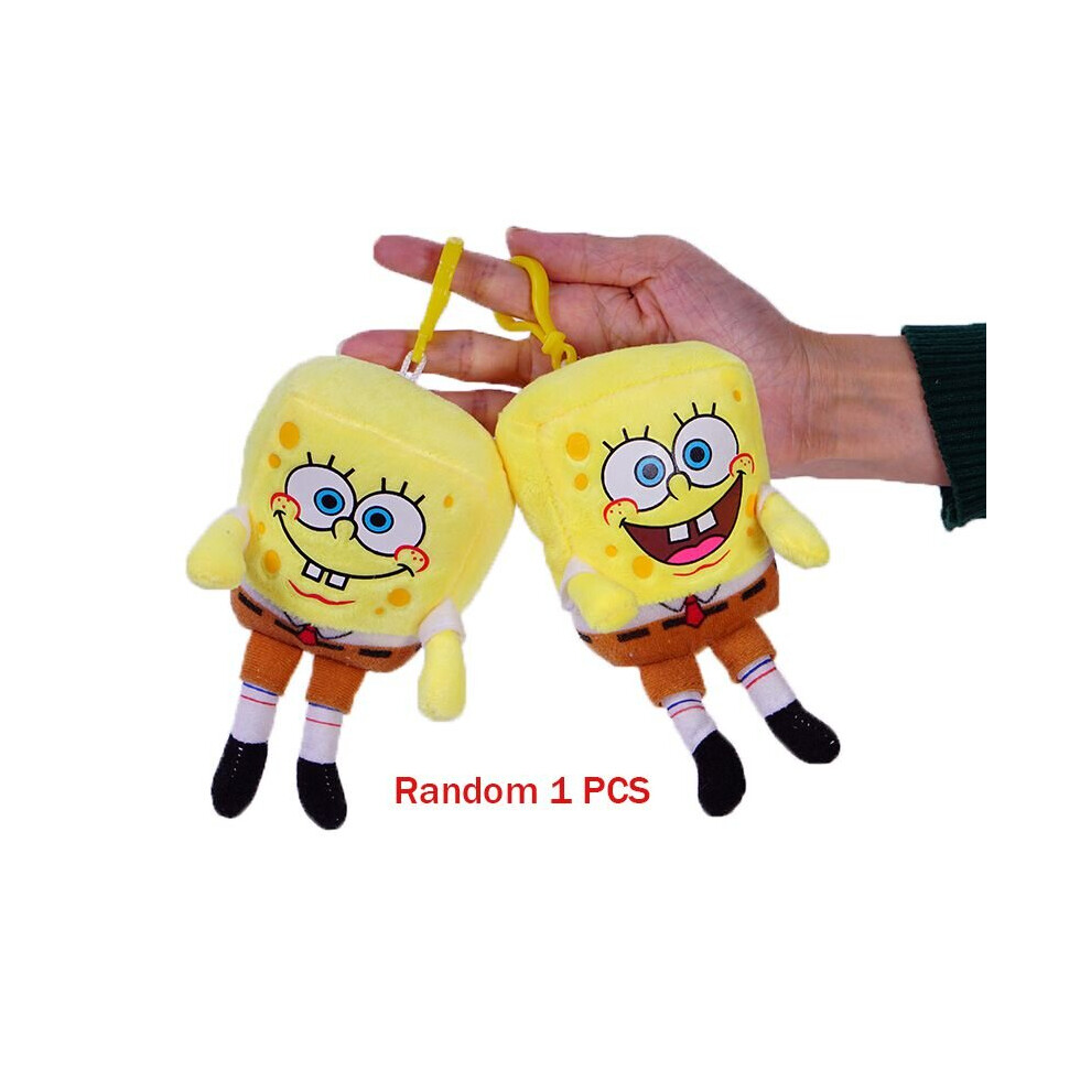(Spongebob(Style Random)) Spongebob Patrick Star Plush Keychain Soft Toys Multicoloured